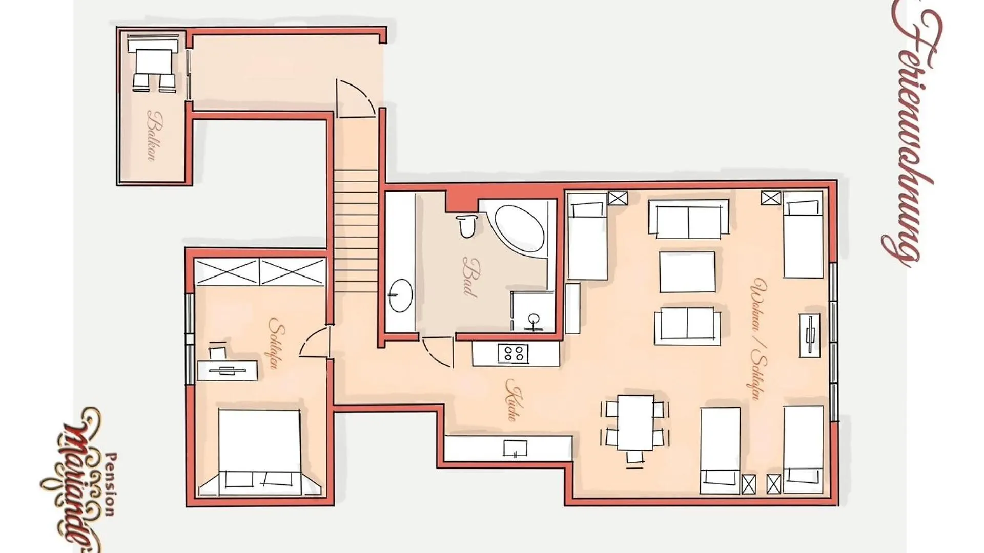 Appartement 3 Rohrdorf  Appartamento